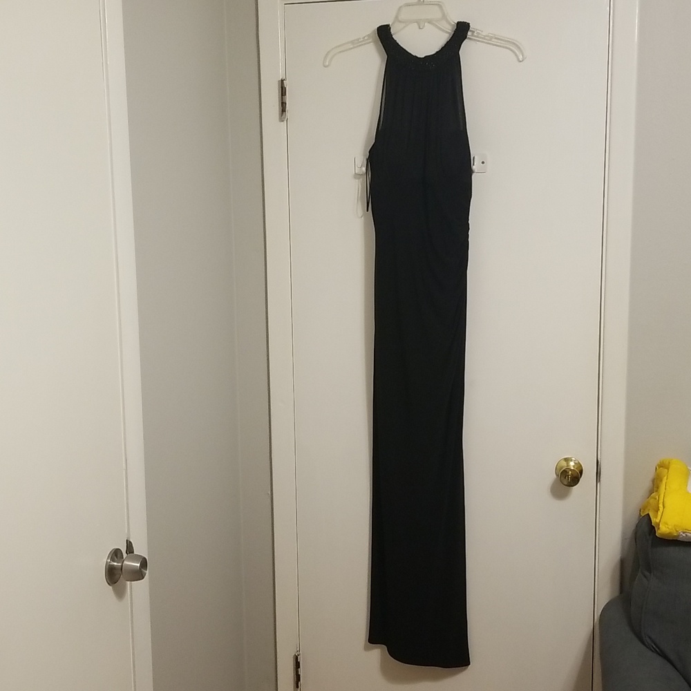 Black evening gown
